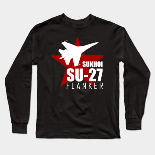 SU-27 Flanker Long Sleeve T-Shirt